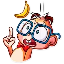 🤓 emoji Go Ape Telegram sticker 8 of 35