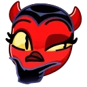 🤔 emoji Deviless Emoji @xkysluv Telegram sticker 18 of 50