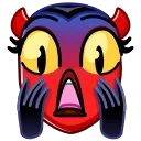 😱 emoji Deviless Emoji @xkysluv Telegram sticker 17 of 50
