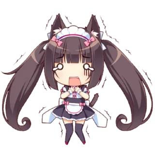 😱 emoji Nekopara Telegram sticker 10 of 82
