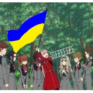 🇺🇦 emoji садок вишневий коло хати Telegram sticker 3 of 120