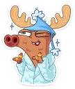 😉 emoji Deer | Олень Telegram sticker 9 of 33