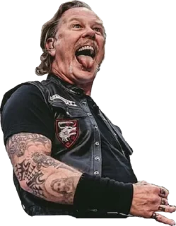 😛 emoji Metallica Telegram sticker 7 of 18