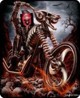 🌟 emoji Самые крутые скелеты🤘🤟🤘🤘🤟🤘🤟 Telegram sticker 21 of 21
