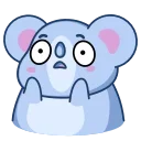 😱 emoji Koala Alla - @TgSticker Telegram sticker 5 of 29