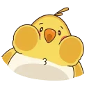 🙃 emoji Birdie the Parrot  @TgSticker Telegram sticker 20 of 48