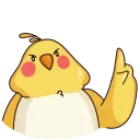 😠 emoji Birdie the Parrot  @TgSticker Telegram sticker 19 of 48