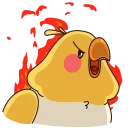 🤬 emoji Birdie the Parrot  @TgSticker Telegram sticker 8 of 48