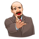 😧 emoji Lenin Telegram sticker 22 of 40