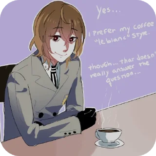 👍 emoji Goro Akechi (🇺🇦) @HMchannelAC Telegram sticker 15 of 120