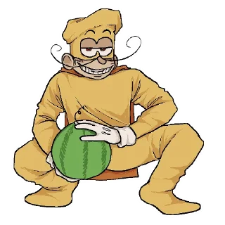 🍉 emoji бананы!!!?!?!???!?!? Telegram sticker 17 of 24