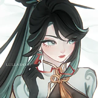🍃 emoji ✶⌜  𝑿𝒊𝒂𝒏𝒚𝒖𝒏  ⌟✶ @MiYouJi_channel Telegram sticker 13 of 40