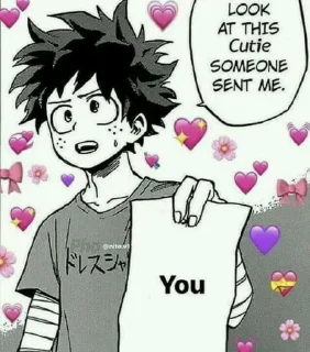 ❤️ emoji Anime Cute @Yours_Little_Nobody Telegram sticker 5 of 120