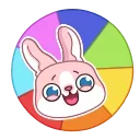 🙃 emoji Зайка @TgSticker Telegram sticker 9 of 24