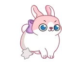 😒 emoji Зайка @TgSticker Telegram sticker 12 of 24