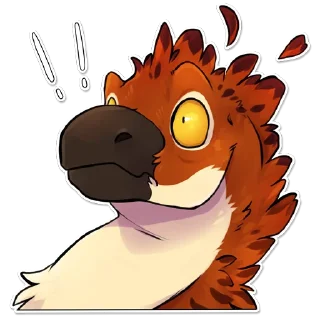 ‼️ emoji Xane Feather Telegram sticker 5 of 114