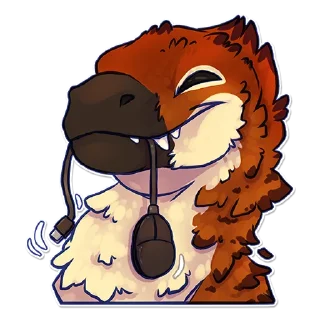 🐀 emoji Xane Feather Telegram sticker 19 of 114