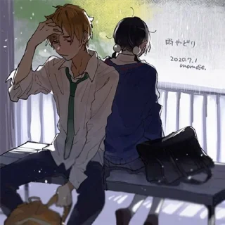 Sticker from tamako love story~
- @cute_anime_stickers