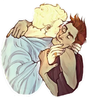 😍 emoji Good Omens Telegram sticker 21 of 39