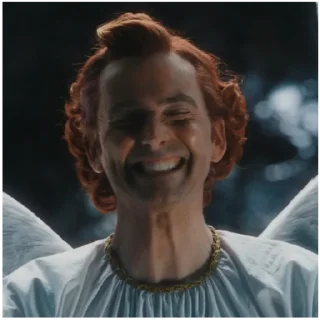😇 emoji Good Omens Telegram sticker 11 of 100