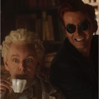 ❔ emoji Good Omens Telegram sticker 24 of 113