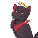😇 emoji Stealth the fox Telegram sticker 15 of 28