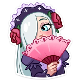 ☺️ emoji Тёмная Леди :: @stickroom Telegram sticker 13 of 48