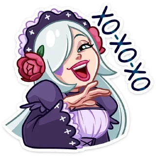 ☺️ emoji Тёмная Леди :: @stickroom Telegram sticker 3 of 48