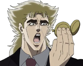 ⏱ emoji Jojo`s Bizarre Memes Telegram sticker 10 of 36