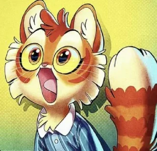 😃 emoji ♧Lackadaisy♧@Vladislav14236 Telegram sticker 13 of 42