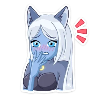 #️⃣ emoji Лунная Мелани | @Stick4Gram Telegram sticker 5 of 48