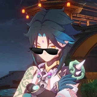 🕶 emoji Xiao nation Telegram sticker 18 of 37