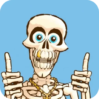 👍 emoji skeletou island Telegram sticker 9 of 51