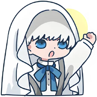 👋 emoji Мини-призрак @Nyasticks Telegram sticker 11 of 40