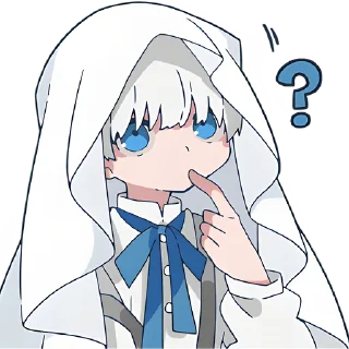🤔 emoji Призрак-кун @Nyasticks Telegram sticker 21 of 42
