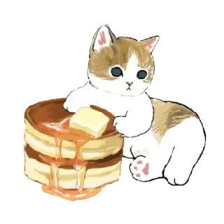 Sticker from cat food @sanw1o