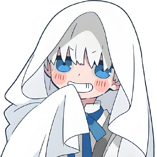 🤭 emoji Призрак-кун @Nyasticks Telegram sticker 17 of 42