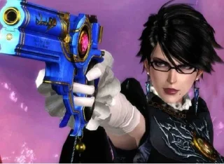 😠 emoji Bayonetta stiker pack Telegram sticker 7 of 12