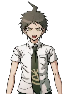 😅 emoji Hajime Hinata Telegram sticker 2 of 22
