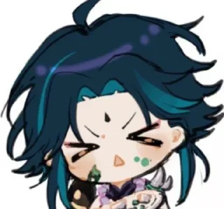 😣 emoji Миличиби Сяо| @adoptet_xiao @genimkt Telegram sticker 5 of 50