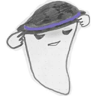 😈 emoji призрак💜 Telegram sticker 7 of 10