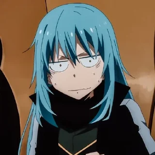 😐 emoji Римуру @anime_stickerr Telegram sticker 12 of 30
