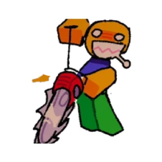 😡 emoji Roblox Noobs Telegram sticker 13 of 17
