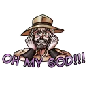 😱 emoji JoJo Bizarre Adventure Telegram sticker 8 of 29