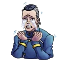 😭 emoji JoJo Bizarre Adventure Telegram sticker 18 of 29