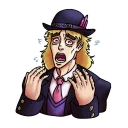 😱 emoji JoJo Bizarre Adventure Telegram sticker 5 of 29