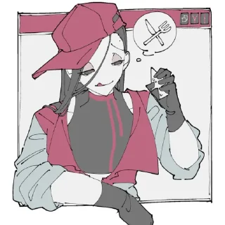 ❤ emoji Yi Xi by @SadpigeoneXD Telegram sticker 7 of 29
