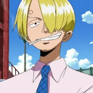 😏 emoji Sanji Telegram sticker 7 of 42