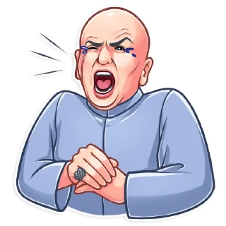 Sticker from Dr. Evil