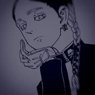 Sticker from ran haitani [by @minissTtrelia]